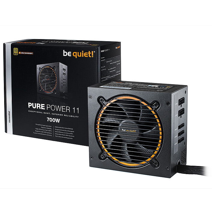 Avis be quiet! Silent Base 601 Window (Noir) + Pure Power 11 700W CM 80PLUS Gold + Dark Rock 4