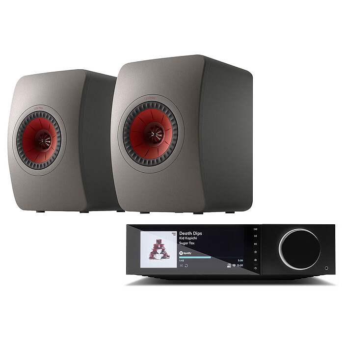 Cambridge Audio EVO 75 + KEF LS50 Meta Gris Titanium