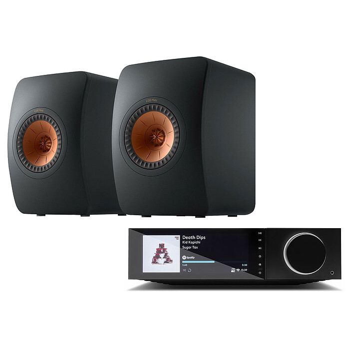 Cambridge Audio EVO 75 + KEF LS50 Meta Noir Carbone
