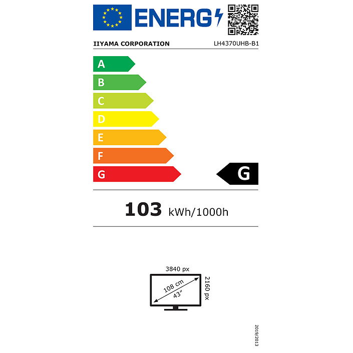 cheap iiyama 42.5" LED - ProLite LH4370UHB-B1