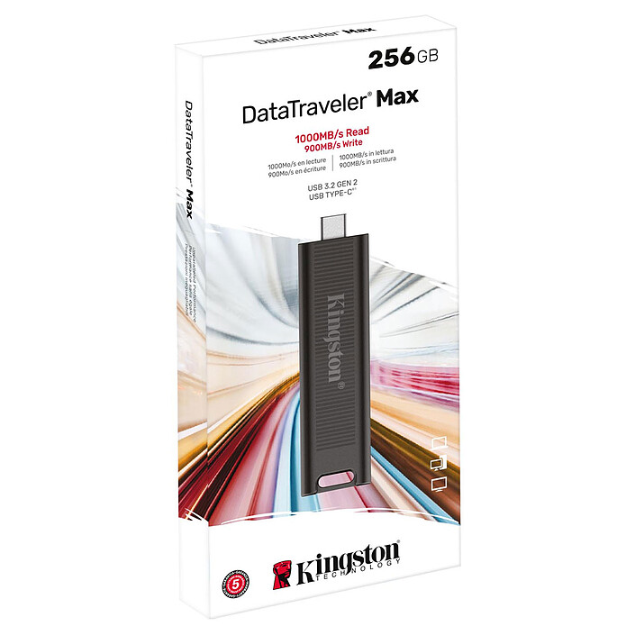 Avis Kingston DataTraveler Max 256 Go (USB-C)