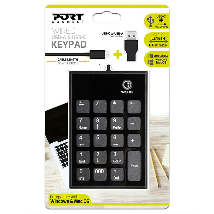 Numeric keypad