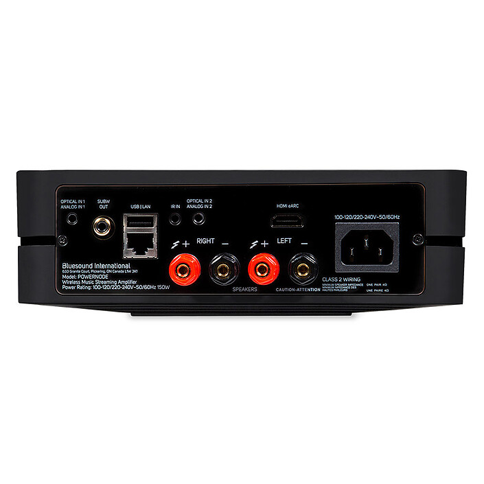 Acheter Bluesound Powernode 2021 Noir