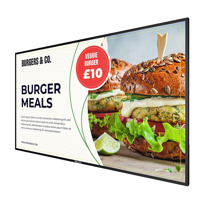 Commercial signage display