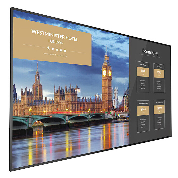 TV business touchscreen