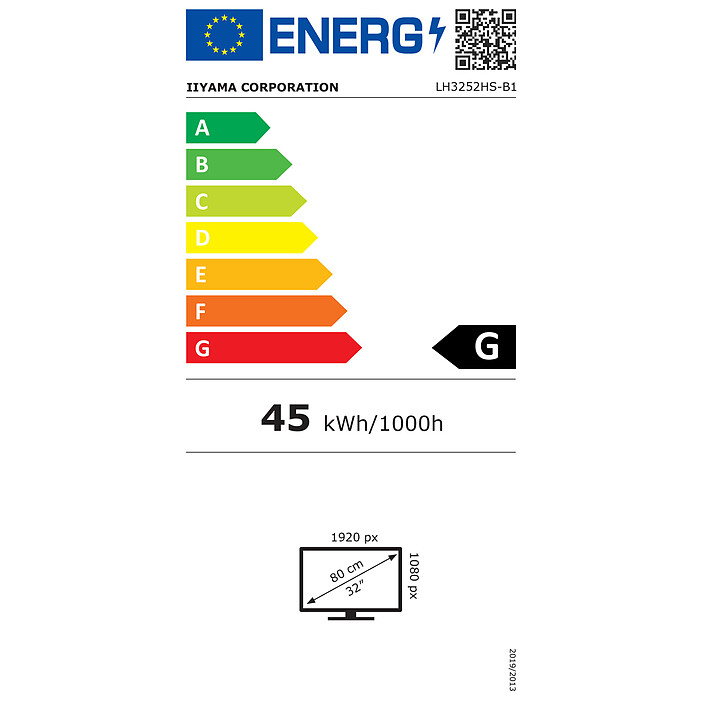 iiyama 31.5" LED - ProLite LH3252HS-B1 economico