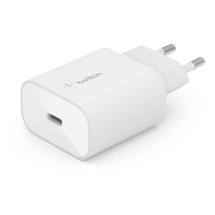 Nota Belkin Confezione di 5x caricatori di rete USB-C da 25W per iPhone (20W) e Samsung (25W) - Bianco
