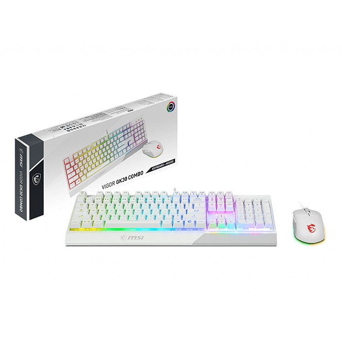 cheap MSI Vigor GK30 + Clutch GM11 (White)