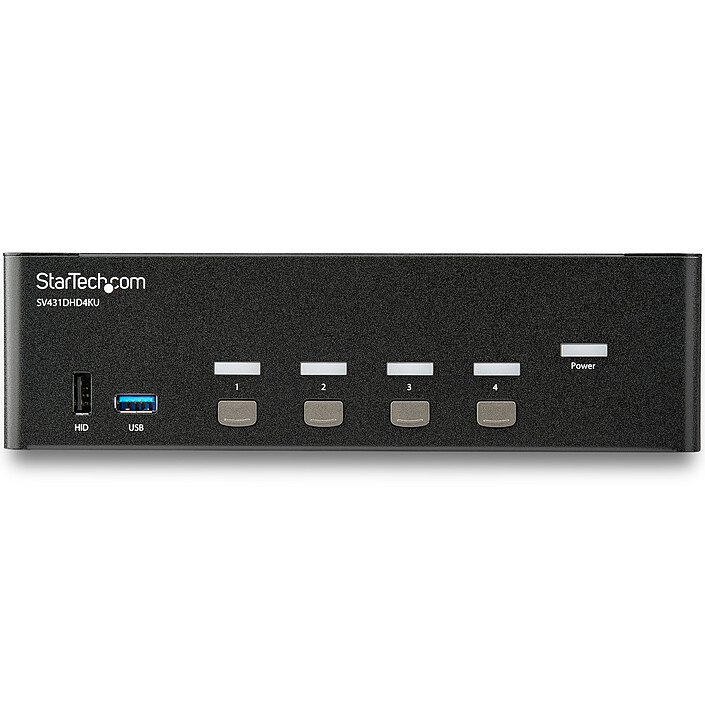 Avis StarTech.com Switch KVM double affichage 4 ports HDMI avec hub USB intégré