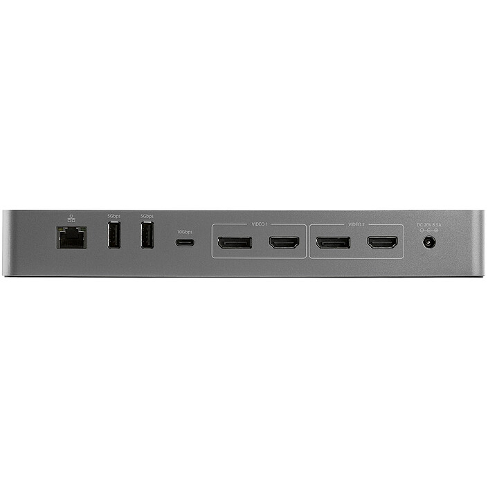 Acquista StarTech.com Docking station Thunderbolt 3 doppio display 4K 60 Hz per notebook USB-C