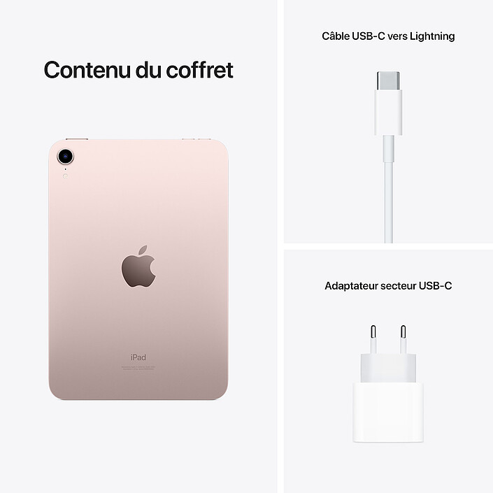 Apple iPad mini (2021) 256GB Wi-Fi Rosa a bajo precio