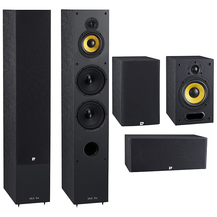 Davis Acoustics Pack Mia 90 5.0 Noir