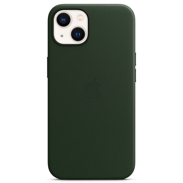 Apple Leather Case with MagSafe Sequoia Green Apple iPhone 13