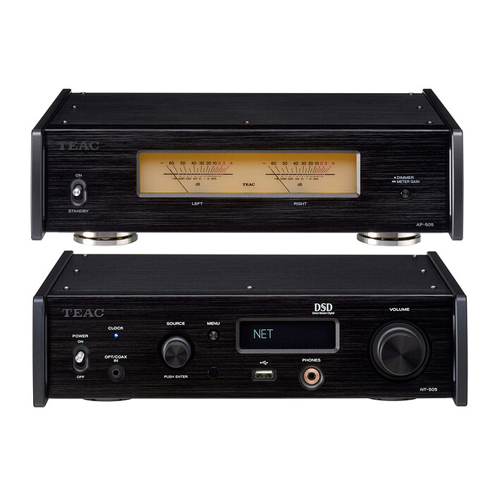 Teac AP-505 Noir + NT-505 Noir