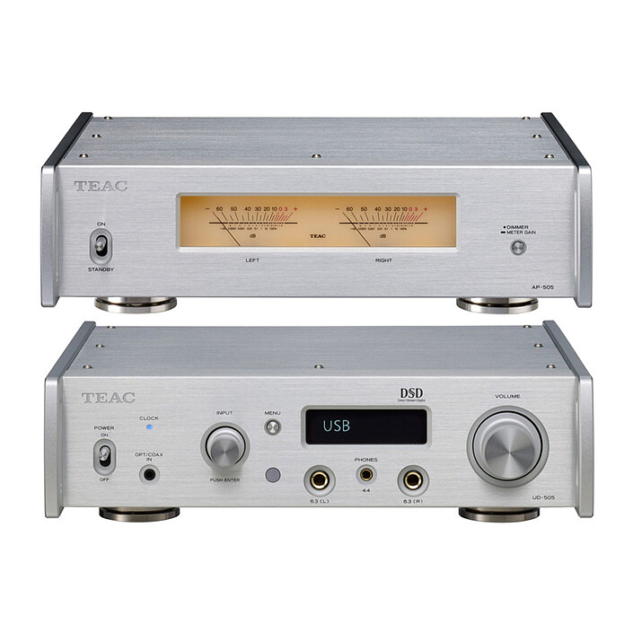 Teac AP-505 Argent + UD-505 Argent