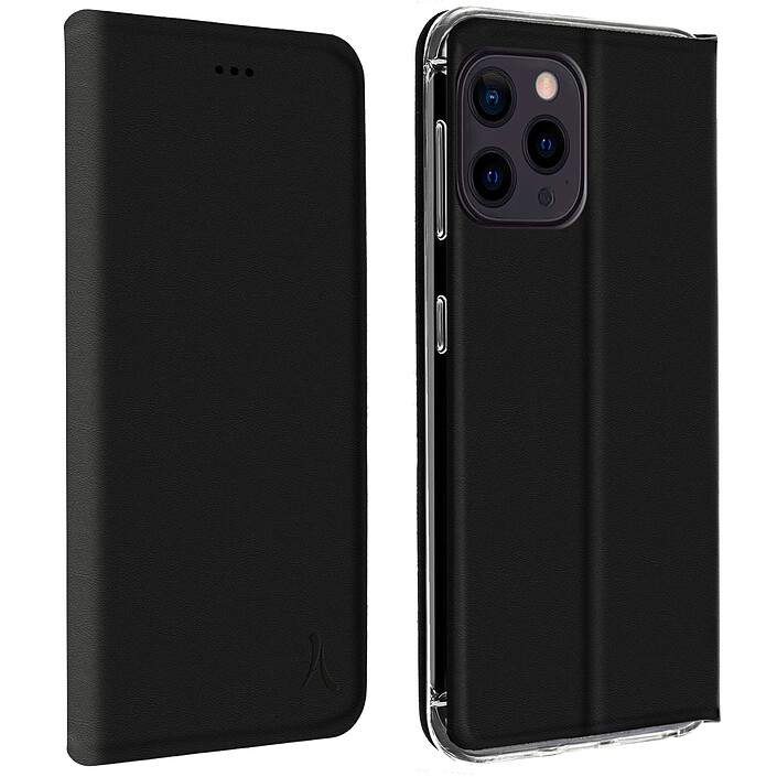 Akashi Etui Folio Porte Carte Noir Apple iPhone 13 Pro Max