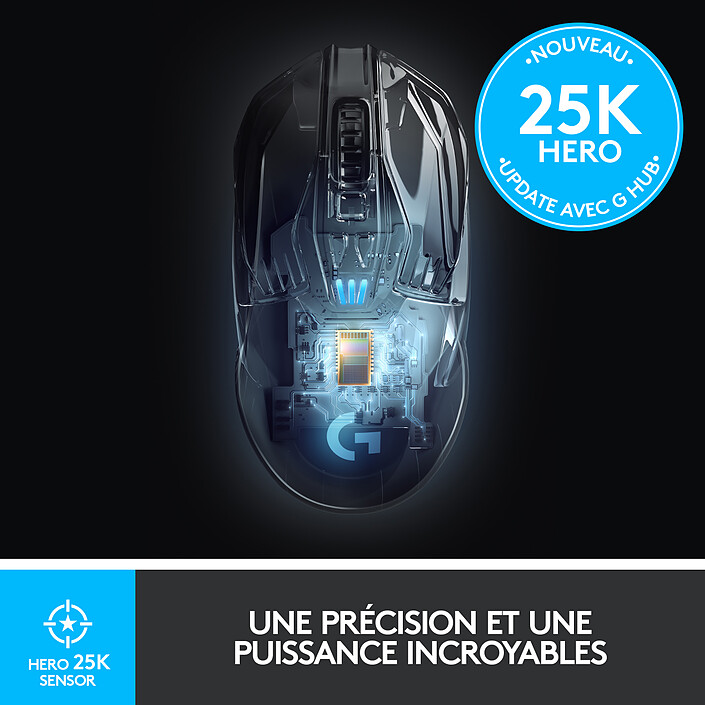 Avis Logitech G G903 Lightspeed Hero Wireless Gaming Mouse