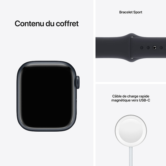 Comprar Apple Watch Series 7 GPS + Celular Correa deportiva de aluminio MEDIANOCHE 41 mm