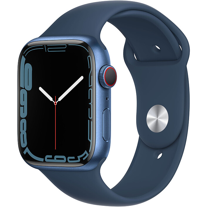 Apple Watch Series 7 GPS + Cellular Aluminium Abyss Blue Sport Band 45 mm