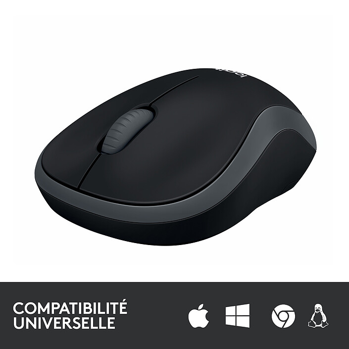Acquista Mouse senza fili Logitech M185 (grigio) (x5)