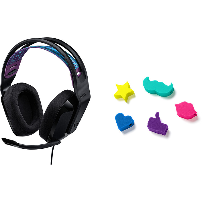 Buy Logitech G G335 (Black) + Micro Covers