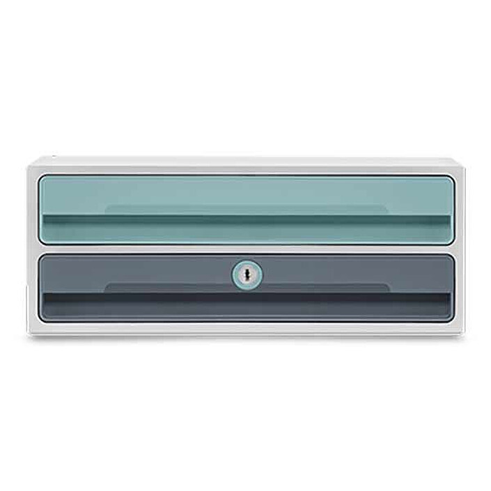 Avis CEP MooVup Secure Module 2 grands tiroirs avec serrure (Vert)