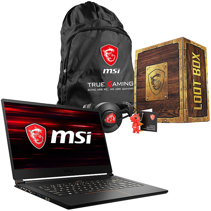 MSI GS65 Stealth Thin 9SD-1676FR + MSI Loot Box Pack L OFFERT !