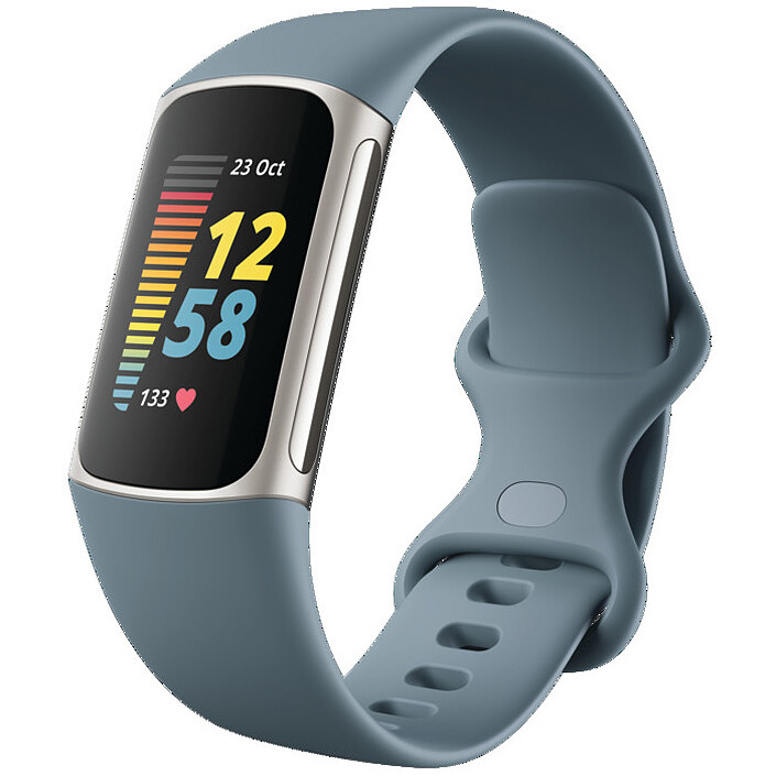 Review Fitbit Charge 5 Blue Steel/Platinum