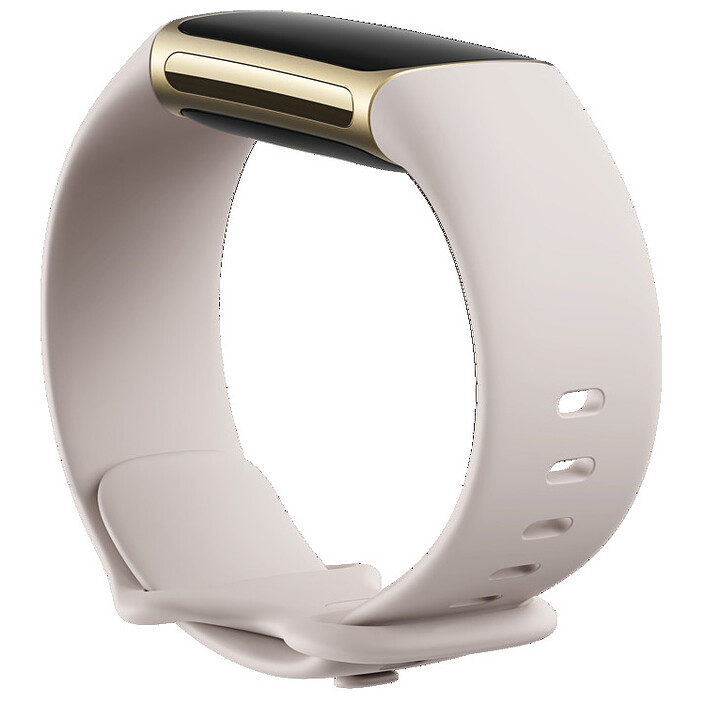Review Fitbit Charge 5 Lunar White/Pale Gold