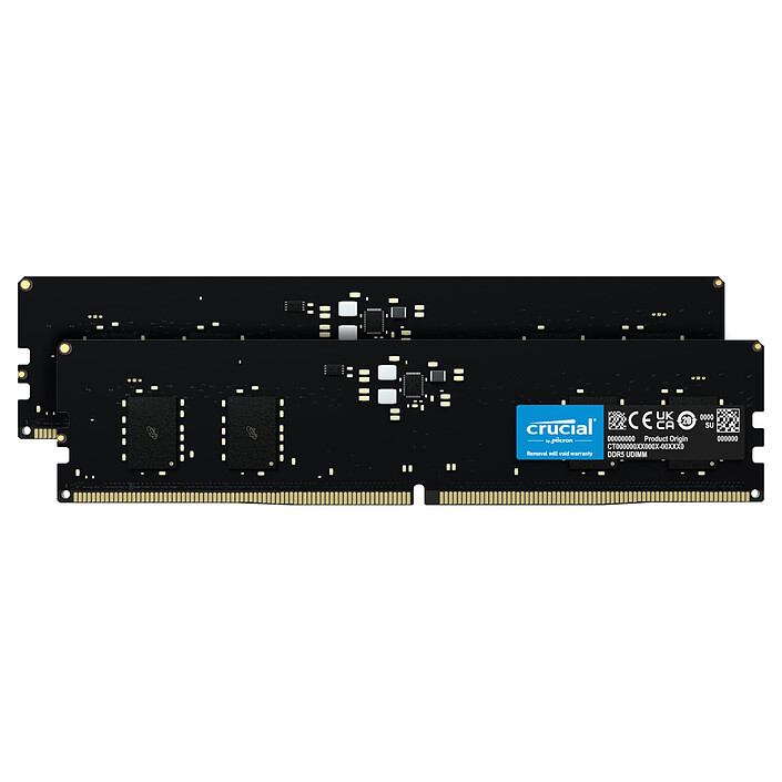 Crucial DDR5 16 Go  (2 x 8 Go) 4800 MHz CL40