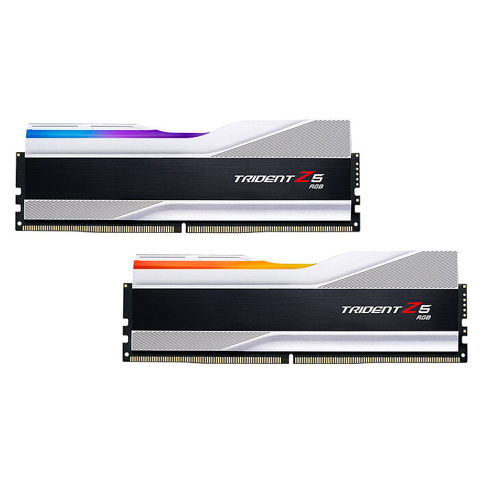 Avis G.Skill Trident Z5 RGB 32 Go (2 x 16 Go) DDR5 6800 MHz CL34 - Argent