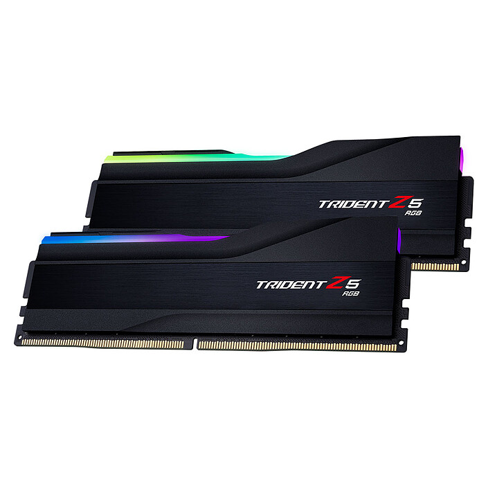 G.Skill Trident Z5 RGB 64 Go (2 x 32 Go) DDR5 5600 MHz CL36 - Noir