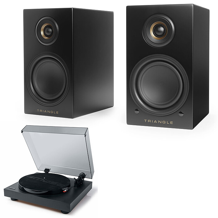 Muse MT-105 B + Elara LN01A Triangle Matte Black
