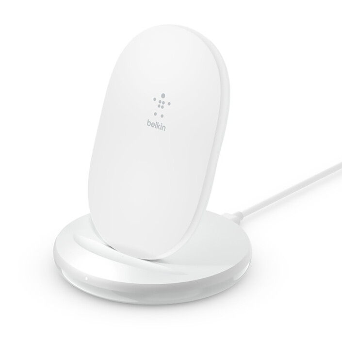 Belkin Stand Boost Charger (15 W) with QC 3.0 Mains Charger (24 W) (White)