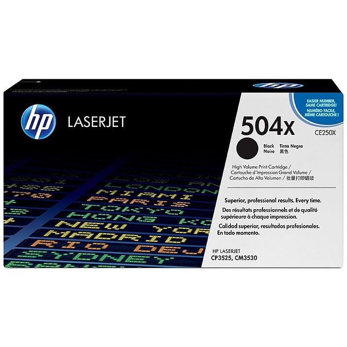 HP 504X (CE250X) - Noir