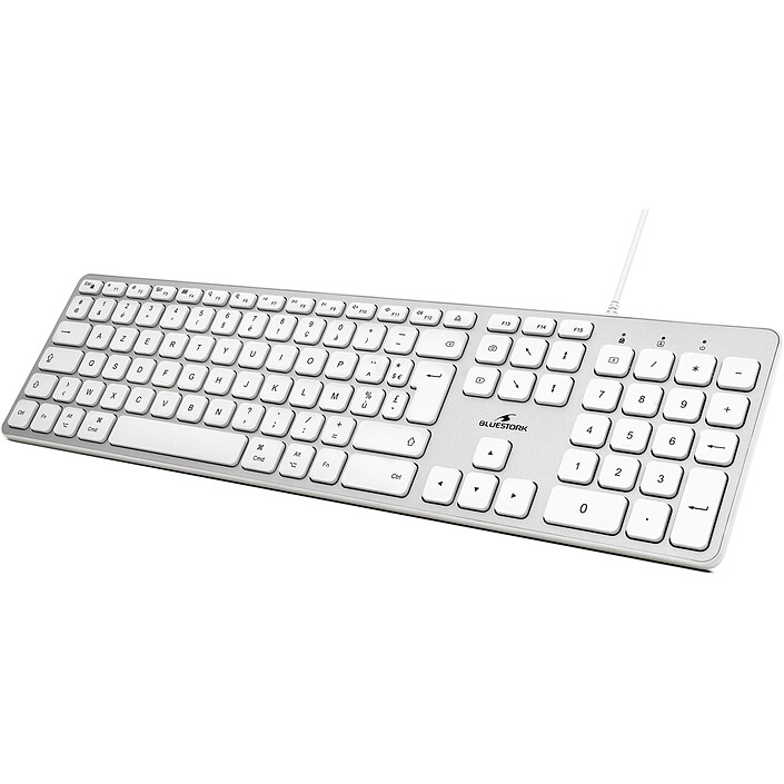 Avis Bluestork Wired Keyboard for Mac (Blanc)