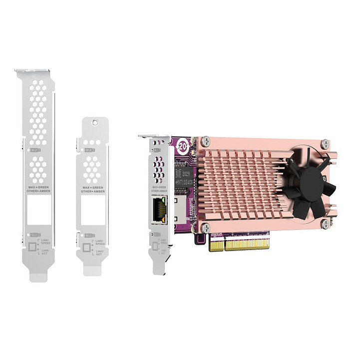 Avis QNAP QM2-2P10G1TB