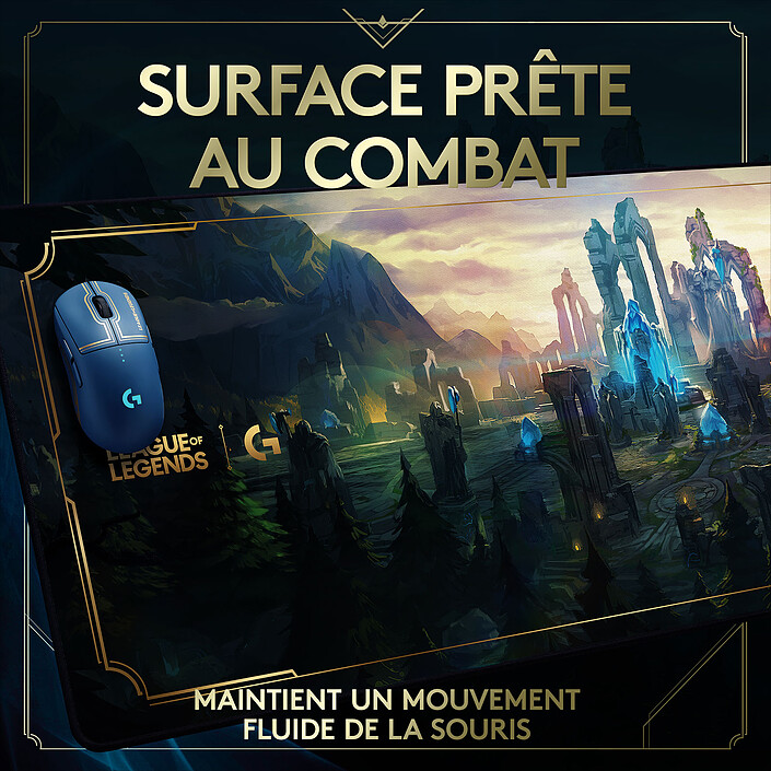 Review Logitech G G840 XL Gaming Mouse Pad (League of Legends Edition)