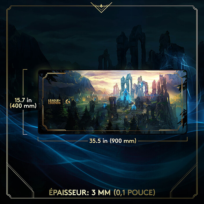 Buy Logitech G G840 XL Gaming Mouse Pad (League of Legends Edition)