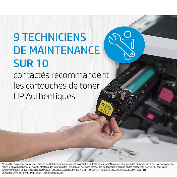 Avis HP 304A Pack de 3 (CF372AM) - Cyan, Magenta et Jaune