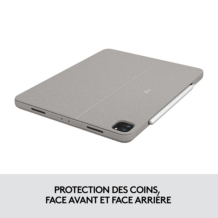 Avis Logitech Combo Touch (iPad Pro 12.9") (Sable)