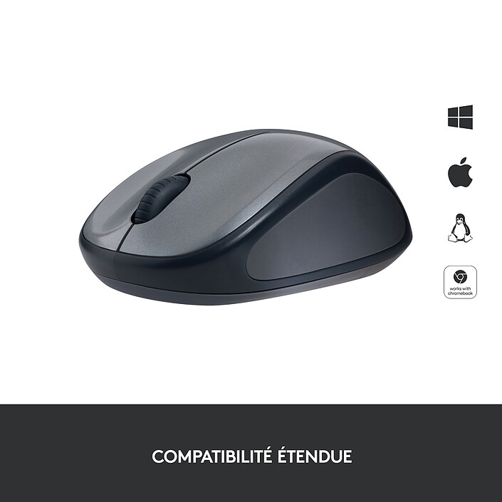Avis Logitech Wireless Mouse M235 (Gris)