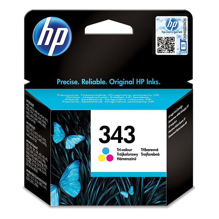 HP 343 (C8766EE) - Cyan, Magenta et Jaune