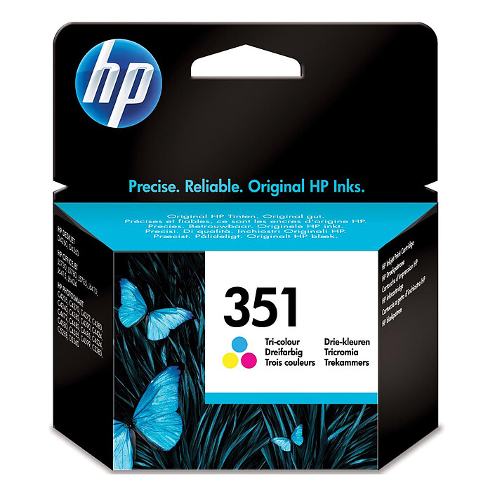 HP 351 (CB337EE) - Cyan, Magenta et Jaune
