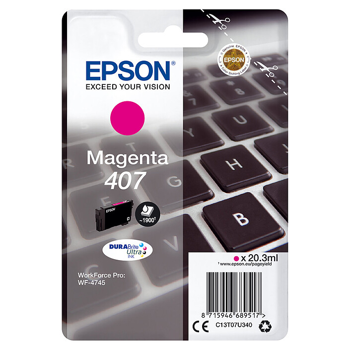 Epson Keyboard 407 Magenta