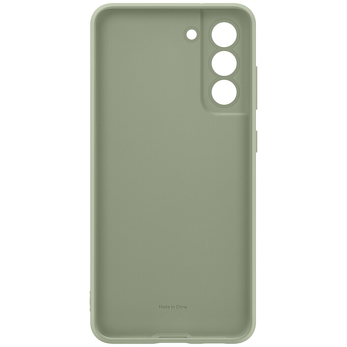 Samsung Coque Silicone Vert Olive Galaxy S21 FE pas cher
