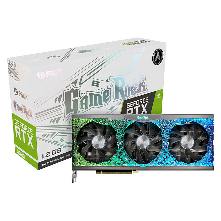 Palit GeForce RTX 3080 GameRock 12GB (LHR) - Graphics card - LDLC