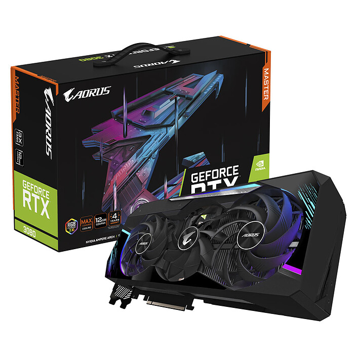 Gigabyte AORUS GeForce RTX 3080 MASTER 12G (LHR)