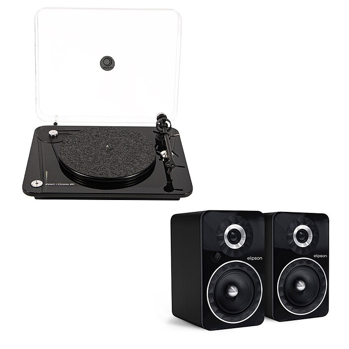 Elipson Chroma 400 Black + Prestige Facet 6B BT Black