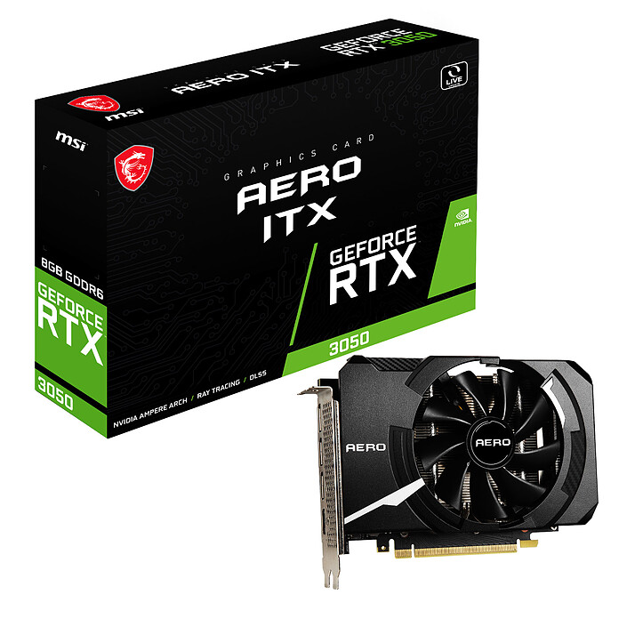 MSI GeForce RTX 3050 AERO ITX 8G LHR